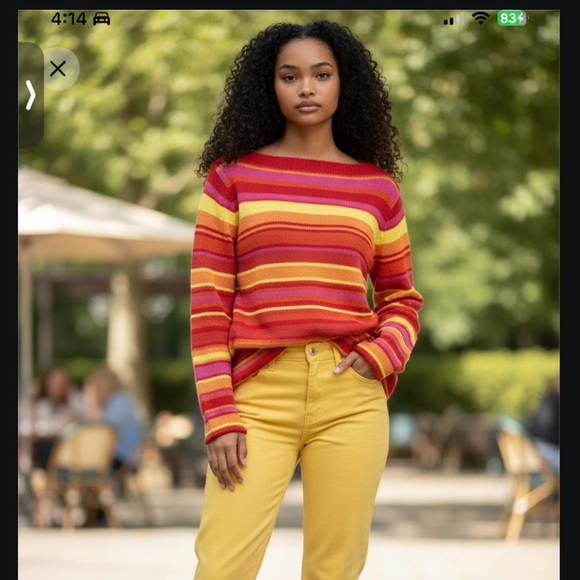 Isaac Mizrahi  Mutli Color Sweater Anniversary Collection Size 2X - Picture 8 of 9